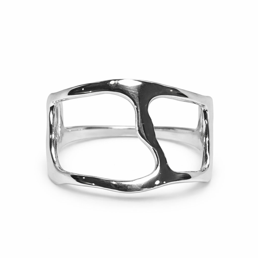 Negative Form Ring : Sculptural Openwork Statement Ring