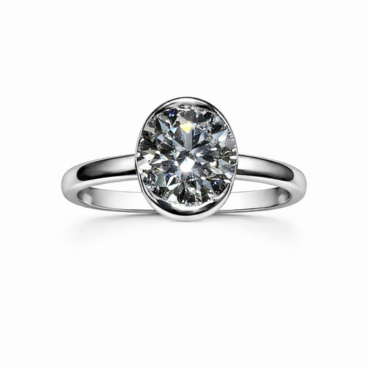 Heritage : 1 Carat Round Brilliant Lab Grown Diamond Engagement Ring