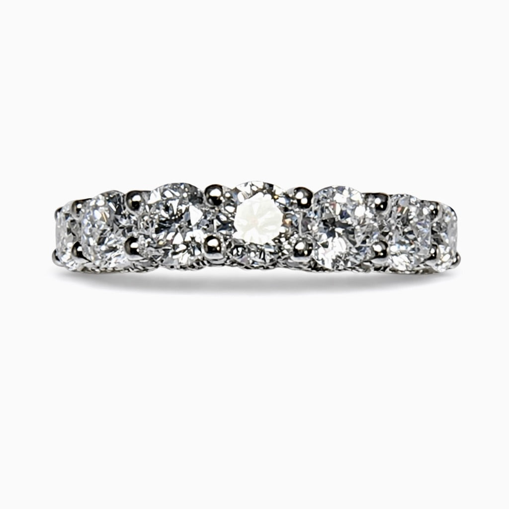 Cadence : 4mm Lab Grown Diamond Full Eternity Wedding Band