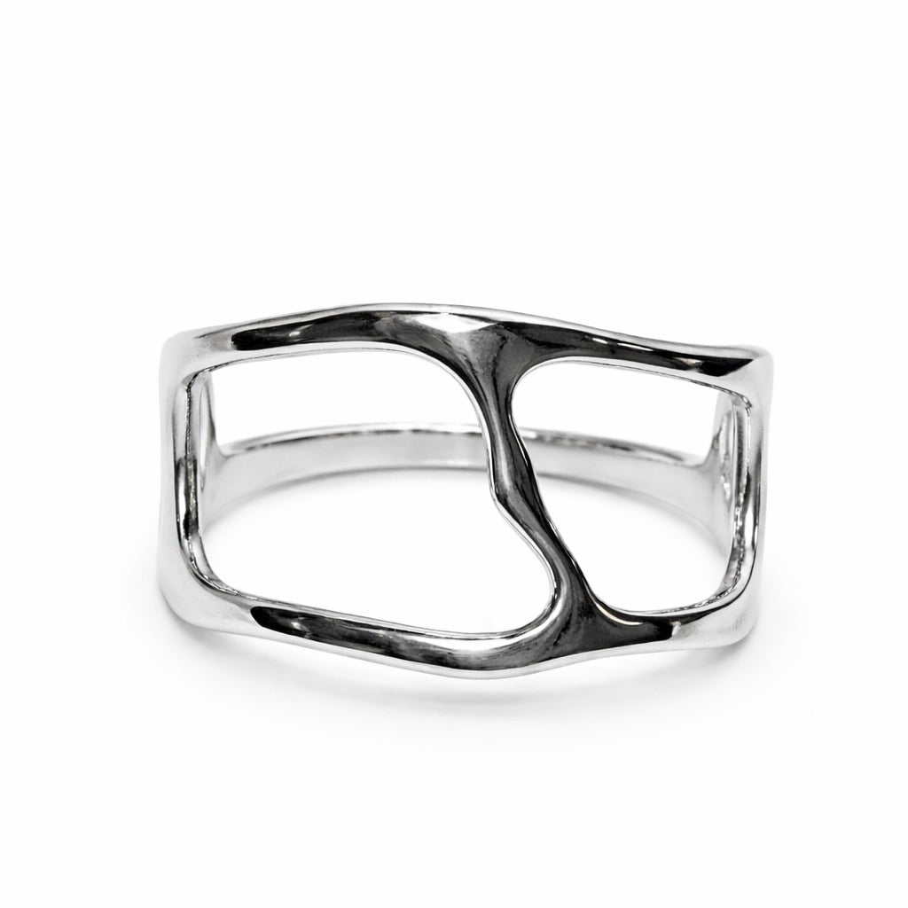 Negative Form Ring : Sculptural Openwork Statement Ring