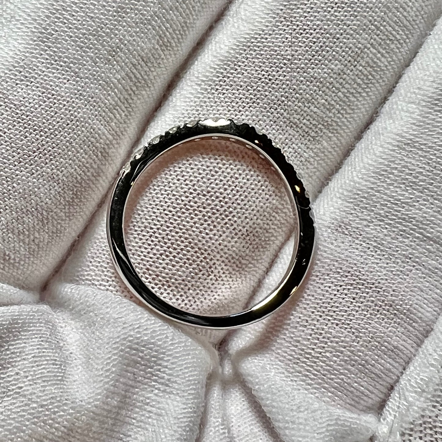 Whisper Curve Band : 2mm Lab grown Diamond Contour Wedding Band