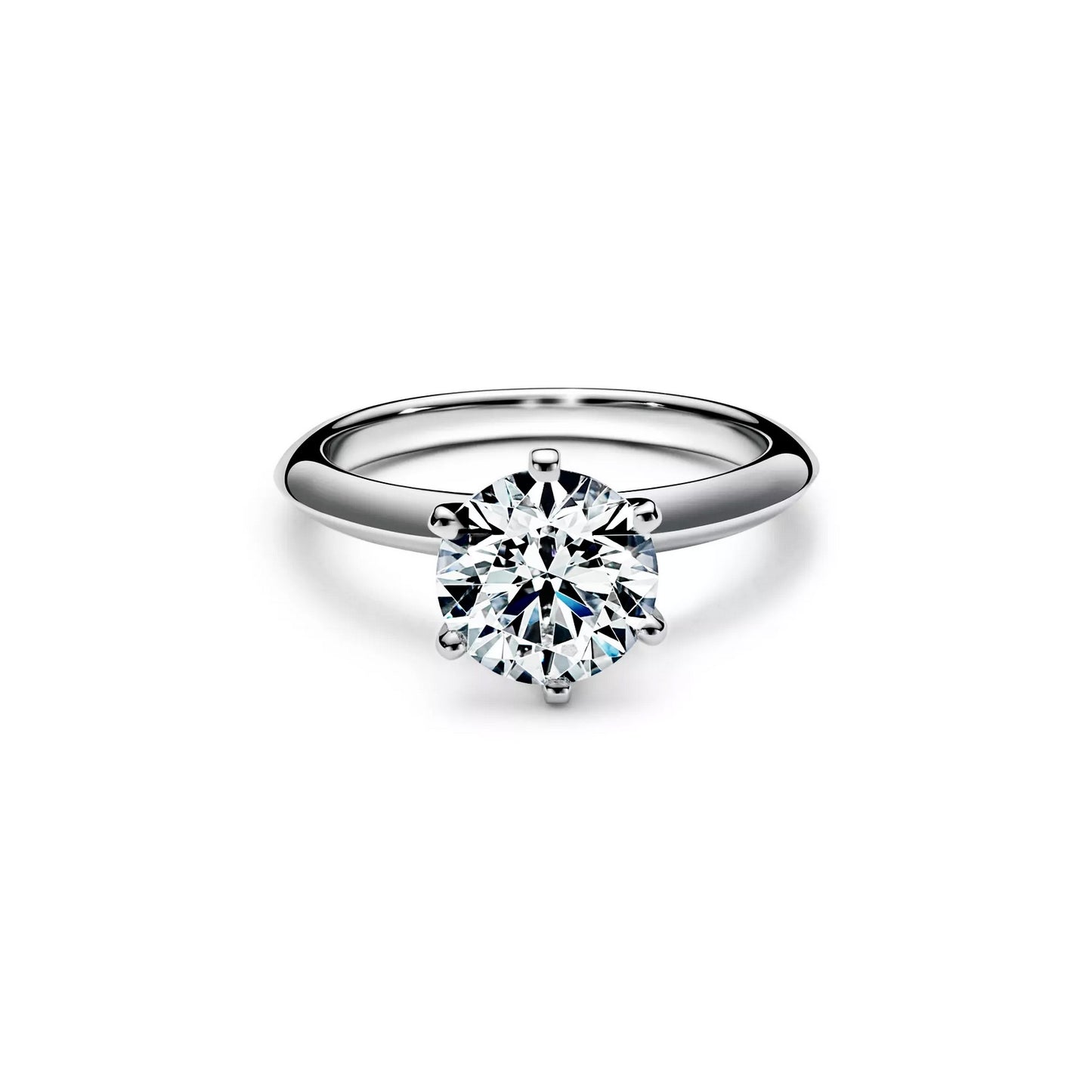 1.5 Carat Lab Grown Diamond Knife Edge Solitaire Engagement Ring