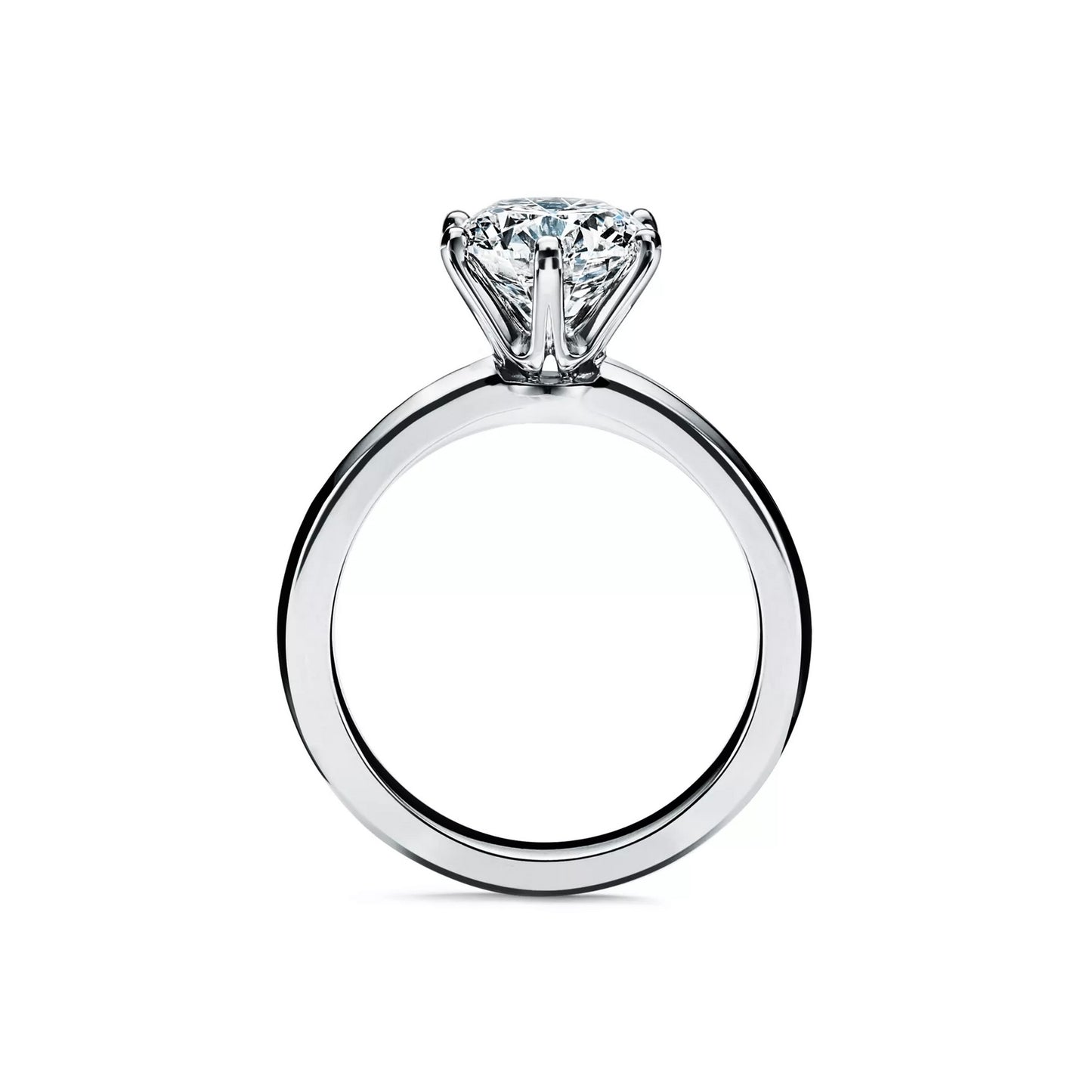 1.5 Carat Lab Grown Diamond Knife Edge Solitaire Engagement Ring